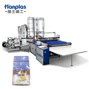 Macchina per fare il sacchetto del pane tailandese completamente automatica in plastica con chiusura laterale per Hanplas HP-SC