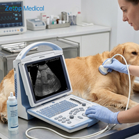 Dispositivo Médico Veterinario, Máquina de Ultrasonido Portátil de 12 Pulgadas Panel de Control Fácil de Usar para Monitor LED, Gran Venta