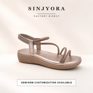 Nouvelles <span class=keywords><strong>sandales</strong></span> compensées à <span class=keywords><strong>plateforme</strong></span> pour femme, avec talon de 40 mm, semelle en mousse à mémoire de forme, en cuir synthétique tressé et cuir véritable, style resort - Product Image 1