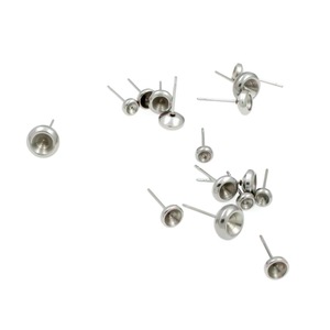 Stainless Steel <b>Stud</b> <b>Earring</b> Posts Ball Shape 6mm For DIY Jewelry Making Accessories Unisex Fashion Jewelry Components - Product Image 4