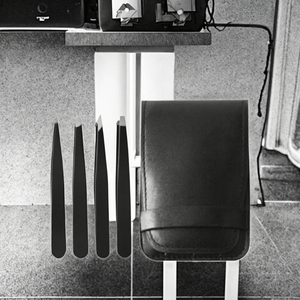 Ensemble de pinces à épiler professionnelles pour sourcils, pointe pointue, acier inoxydable, design moderne et durable pour l'épilation - Product Image 2