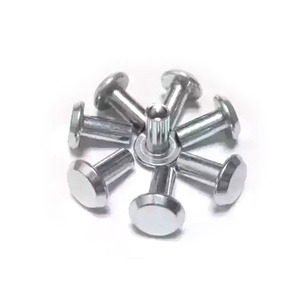 Rivets à capuchon simple et double en laiton, <span class=keywords><strong>bronze</strong></span>, doré, argenté ou noir pour sacs à main - Product Image 5
