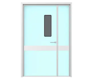 2024 Hochwertige modulare OP-Tür Hermetisches automatisches Schieben im chinesischen Stil aus Stahl kranken häusern
