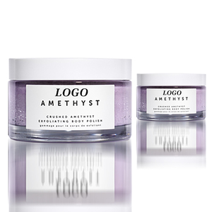 HANLINGER Gommage Corporel au Sel Rose, Améthyste et Lavande, Enrichi en Vitamine C, Exfoliant et Nourrissant, Marque Privée - Product Image 1