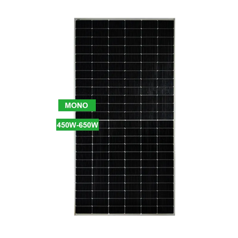 लोकप्रिय 550w आधा सेल सौर पैनल 450W के 144 टुकड़े आधा सेल सौर पैनलों थोक में चीन