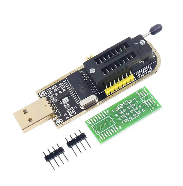 Stock CH341A 24 25 Series EEPROM Flash BIOS USB Programmer