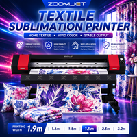 Imprimante numérique textile à sublimation par transfert thermique en format large de 3,2 m, imprimante textile numérique en rouleau