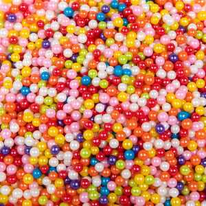 Sản Phẩm Mới 1Kg Rắn Hình Thức Bánh Trang Trí Thành Phần 2Mm Cho Ăn Được Đường Ngọc Trai Kẹo Sprinkles Đóng Gói Trong Một Túi - Product Image 5