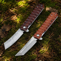 Couteau de poche pliable portable d'extérieur, couteau tactique de chasse et de camping, couteau utilitaire à lame à ressort, outil manuel, vente en gros, personnalisé GT-8883