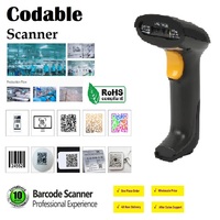 Coditeck harga pabrik 1D/2D pemindai kode batang USB kabel/nirkabel 2D kode QR ukuran A4 dengan produk stok
