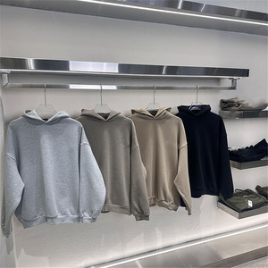<span class=keywords><strong>Felpa</strong></span> <span class=keywords><strong>in</strong></span> Cotone Pesante di Alta Qualità con Stampa Floccata, Logo Personalizzato, Manica Lunga, <span class=keywords><strong>Felpa</strong></span> con Cappuccio da Uomo, Abbigliamento - Product Image 2