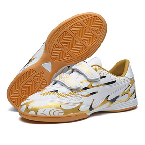Chaussures de football modèle nouveau - Vis à pointe longue, clous amovibles, velcro, chaussures de football d'intérieur, chaussures de football sur herbe - Product Image 1