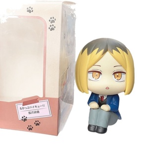 ฟิกเกอร์อนิเมะญี่ปุ่น Haikyuu ดีไซน์ใหม่ โคซึเมะ เคนมะ คุโร่ เท็ตสึโร่ แบบ Q-Style  วัสดุ PVC ของตกแต่งรถยนต์ ของสะสม - Product Image 5