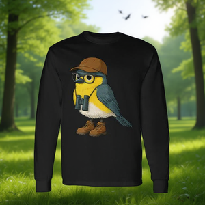 Bird Nerd Bird <b>Watching</b> Long Sleeve T-Shirt Fathers Day Gift - Product Image 3