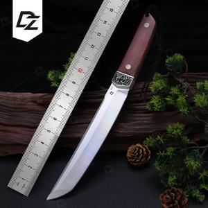 Cuchillo de Supervivencia Personalizable de Acero Inoxidable, Hoja Fija para Exteriores, Grado DIY, Mango de Madera de Sándalo Rojo, Grosor de 6 mm, HK KT021 1 - Product Image 5