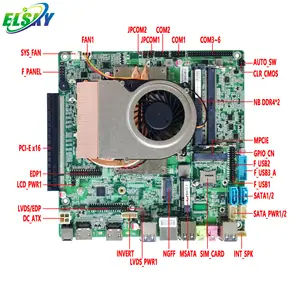 ELSKY QM7000 With 7th Generation Kaby Lake Quad Core I5-7300HQ CPU EDP Thin Micro Motherboard For Touch Screen Monitors