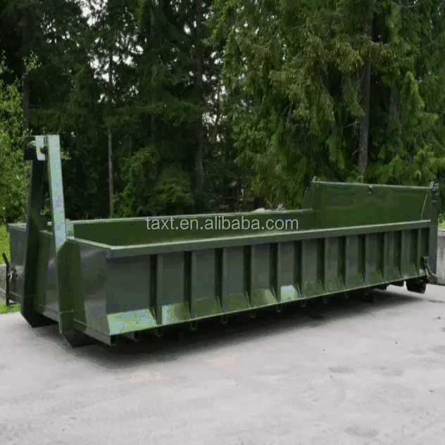 Hot Selling Industrial Steel Hook Lift Bin Hot-Sale Mobile Heavy Duty Trailer Skip Bins Restaurant Industries Roll-off Dumpster