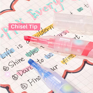 डुअल-टिप मैजिक हाइलाइटर्स सेट-12-रंग फ्लोरोसेंट रंग रंग, अध्ययन के लिए रंग बदलने वाले पेन - Product Image 2