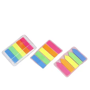 Pet Notes Custom Pad Sticky Note Memo Pads Post Page Markers Rainbow Note Fluorescent Self-adhesive Type and Yes Customized