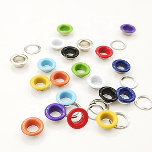 10 Colors 5mm Eyelets Fasteners <b>Kit</b> Prong Snap Button Copper Brass Grommets <b>DIY</b> Clothing Bag Leather Craft Garment Boat Hardware - Product Image 3