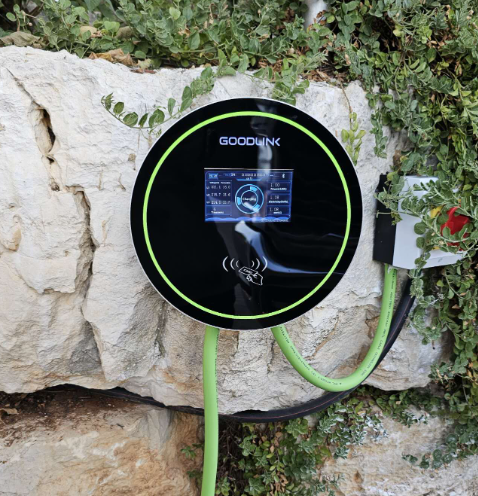 Smart APP LCD EV Charger WallBox Charging Type 2 T2 Model3 Rapid 32 Amp Electric Car Station  Home Car Charging Indoor Outdoor