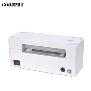 Impresora térmica de etiquetas de 4 pulgadas, puerto USB y BT, 4x6 tamaño de papel, Compatible con ordenador y teléfono, código de barras inalámbrico