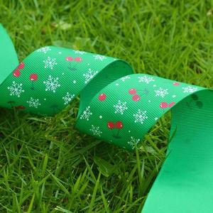 شريط غروغران مطبوع بشعار مخصص من البوليستر، لفة 100 ياردة لإكسسوارات الملابس والعلامات التجارية - Product Image 2