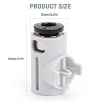 Adaptor PTFE Presisi untuk Aksesoris Printer 3D Bambu Lab A2L/A1/A1min, Konektor Tabung AMS yang Unggul