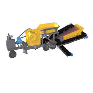Concasseur à mâchoires diesel GMG 150x250, capacité 1-4t/h, longue durée de vie, mobile, mini, sur chenilles, pour broyer les matériaux durs - Product Image 6