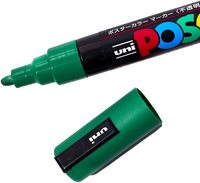 Ensemble complet de marqueurs peinture Uni Posca, Mitsubishi ALL Natural & Gold & Silver Pen Fine Point 24 couleurs (PC-3M)
