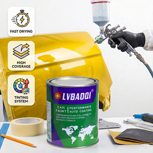 Pintura Acrílica 1K 2K para Reparación Automotriz, Capa Transparente <span class=keywords><strong>de</strong></span> Alto Brillo, Recubrimiento para <span class=keywords><strong>Carrocería</strong></span>, Venta al por Mayor para Distribuidores <span class=keywords><strong>de</strong></span> Pintura Automotriz - Product Image 1