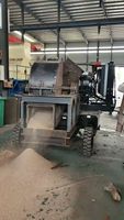 Broyeur de bois électrique multifonctionnel, déchiqueteur, fabricant de sciure, moteur haute efficacité (2-6T/H) pour déchets de jardin/ferme