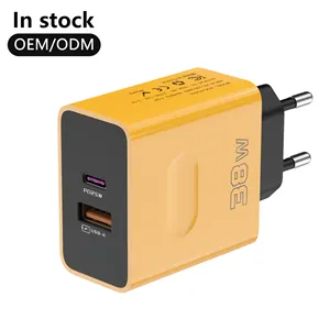 Type C Wall Adapter UK US AU EU Plug 38W PD Fast Charging Adapter for Samsung Phone Charger