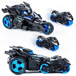 儿童 <span class=keywords><strong>1</strong></span>:32 比例金属摩托车压铸汽车玩具，带灯光和声音，三合一弹射摩擦男孩赛车玩具 - Product Image 1