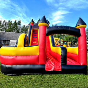 Pista de obstáculos inflable comercial, combo inflable, castillo inflable gigante con tobogán, pista de obstáculos para niños - Product Image 1