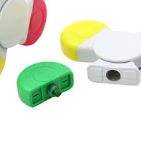 BECOL Vente en gros Stylos surligneurs 3 en 1 avec logo personnalisé Mini surligneur oblique en plastique avec fidget spinner pour enfants