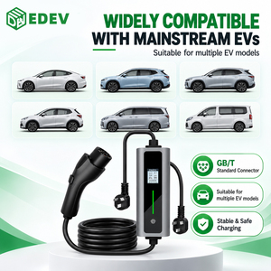 เครื่องชาร์จรถยนต์ไฟฟ้าแบบพกพา EDEV 3.5kW Type 2 16A ปรับได้ IP55 สำหรับใช้ในบ้าน เหมาะสำหรับ BYD Atto 3 Dolphin <span class=keywords><strong>MG</strong></span> <span class=keywords><strong>ZS</strong></span> <span class=keywords><strong>EV</strong></span> - Product Image 4