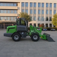 Mini chargeur frontal compact Chargeur frontal chinois 0,8 tonne 1 tonne 2 tonnes 1.5 tonnes mini chargeur sur pneus à vendre
