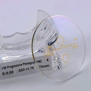Lentes Ópticas OEM 1.56, Lentes Graduadas Progresivas Fotocromáticas con Recubrimiento HMC y Protección Contra Luz Azul para Mercados Globales - Product Image 2