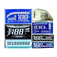Layar LCD Digital untuk Speedometer Yamaha Exciter Honda Wave125 Honda Click 125i 150i 2018-2021
