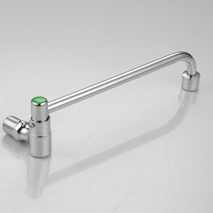 <strong>Commercial</strong> Grade Swivel Kitchen <strong>Faucet</strong> 1/2 Zinc Alloy Semi Automatic Loaded <strong>Sprayer</strong> Tap for Restaurant Chef Stations - Product Image 4
