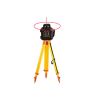 Technologie professionnelle, faisceau rouge, laser rotatif automatique à auto-nivellement 360°