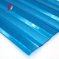 China billigste UV-PC Wellpappe Kunststoff Dach bahnen klare Wellpappe Polycarbonat platte für Gewächshaus