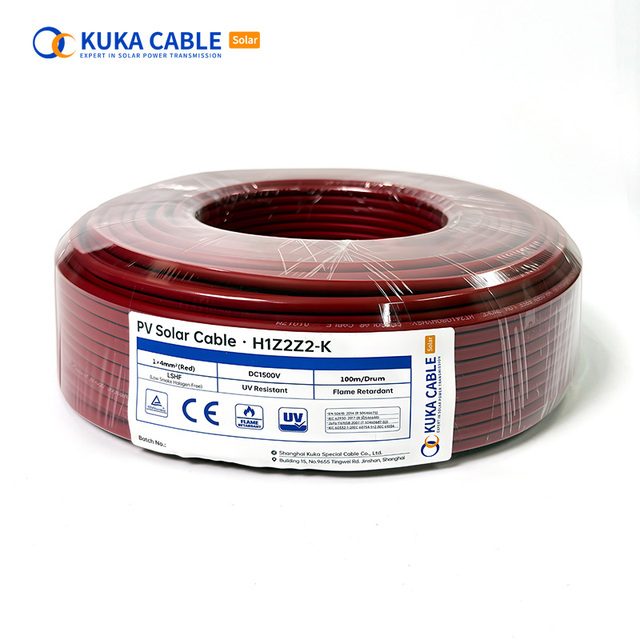 4mm 6mm 10mm 16mm 25mm Tinned Copper Conductor XLPO Insulation PV Solar Panel DC Cable
