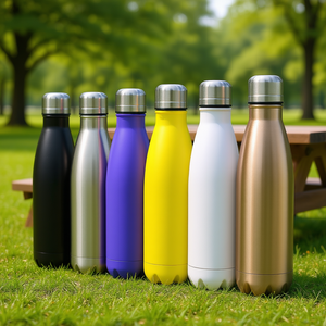 Termo de Acero Inoxidable OEM ODM de 500 ml, Aislado al Vacío, Doble Pared, Estilo Deportivo, para Exteriores, Oficina, Auto, Senderismo, Camping - Product Image 2