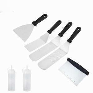 Kit d'accessoires pour plaque chauffante plate, barbecue Teppanyaki en plein air, cuisine en camping, ensemble d'accessoires pour plaque chauffante 20 pièces, sac de transport - Product Image 4