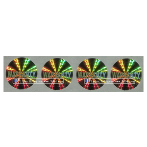 Custom Printable Adhesive Round Labels Printing Glossy Paper Adhesive QC.Passed Labels - Product Image 1