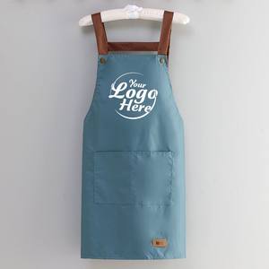 Tabliers professionnels de service alimentaire Tablier imperméable élégant avec impression de logo personnalisé Tablier unisexe de haute qualité - Product Image 3