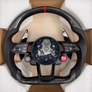 Volant sport en cuir et fibre de carbone JIANSHAN pour <span class=keywords><strong>Golf</strong></span> 7 MK7+ <span class=keywords><strong>GTR</strong></span> 3 branches 35mm Grip - Product Image 1