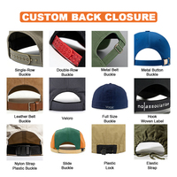 QZFSO Gorra de Béisbol Deportiva de 5 Paneles con Bordado Personalizado, Unisex, Ajustable, con Visera Curva, Gorras de Lona de Algodón con Cierre a Presión